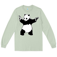 Matcha banksy panda Long Sleeve Tee - artisFamous