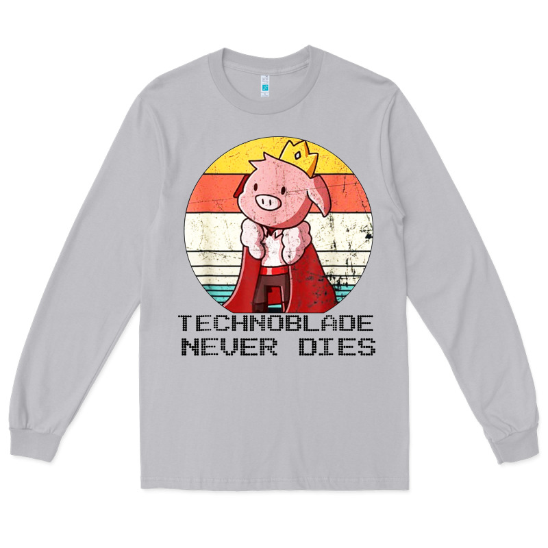 Retro Style Technoblade Merch Cosplay Long Sleeve Tee by artisFamous | Teevron