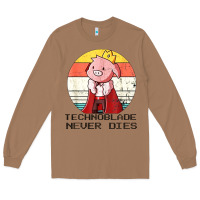 Toasted Coconut retro style technoblade merch cosplay Long Sleeve Tee - artisFamous