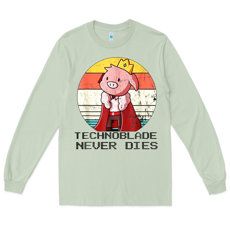 Retro Style Technoblade Merch Cosplay Long Sleeve Tee by artisFamous | Teevron