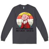 Smoke retro style technoblade merch cosplay Long Sleeve Tee - artisFamous