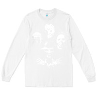 White horror and scream film Long Sleeve Tee - artisFamous