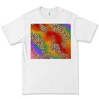 White Pride rainbow leopard design Premium Tee - FaDigitalArtStudio