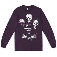 Plum horror and scream film Long Sleeve Tee - artisFamous