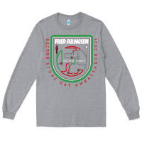 Heather Grey fred armisen Long Sleeve Tee - artisFamous