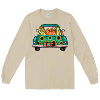 Mushroom i love fall truck Long Sleeve Tee - artisFamous