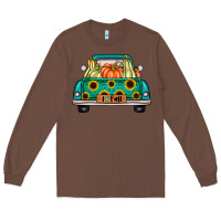 Chestnut i love fall truck Long Sleeve Tee - artisFamous