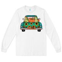 White i love fall truck Long Sleeve Tee - artisFamous