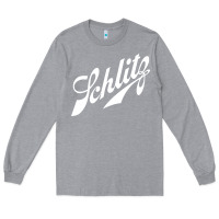 Heather Grey schlitz beer Long Sleeve Tee - artisFamous