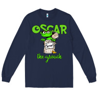 Navy the grouch Long Sleeve Tee - artisFamous
