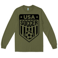 Army Green soccer team Long Sleeve Tee - artisFamous