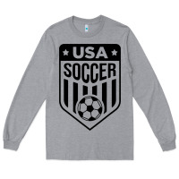 Heather Grey soccer team Long Sleeve Tee - artisFamous