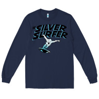 Navy silver surfer Long Sleeve Tee - artisFamous