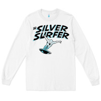 White silver surfer Long Sleeve Tee - artisFamous
