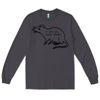 Smoke I Ate All Your Money Long Sleeve Tee - artisFamous