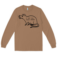 Toasted Coconut I Ate All Your Money Long Sleeve Tee - artisFamous