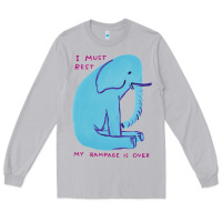 Moon Dust i must rest my rampage is over Long Sleeve Tee - artisFamous