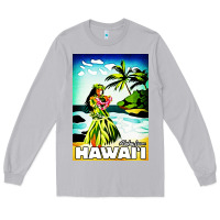 Moon Dust hawaii hula girl Long Sleeve Tee - artisFamous