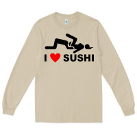 Mushroom i love sushi funny Long Sleeve Tee - artisFamous