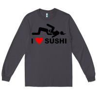 Smoke i love sushi funny Long Sleeve Tee - artisFamous