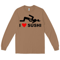 I Love Sushi Funny Long Sleeve Tee | Teevron