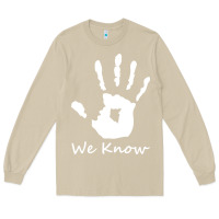 Mushroom skyrim dark brotherhood we know hand novelty kids mens womens t shirt Long Sleeve Tee - artisFamous