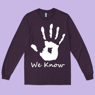 Skyrim Dark Brotherhood We Know Hand Novelty Kids Mens Womens T Shirt Long Sleeve Tee Designed By Artisfamous