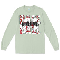 Matcha baseball mama Long Sleeve Tee - CowhideDigitalArt