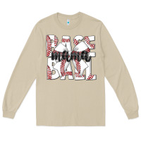 Mushroom baseball mama Long Sleeve Tee - CowhideDigitalArt