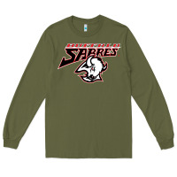 Army Green old sabers Long Sleeve Tee - artisFamous