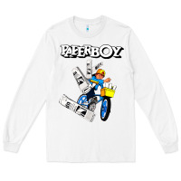 White paperboy Long Sleeve Tee - artisFamous
