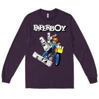 Plum paperboy Long Sleeve Tee - artisFamous