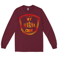 Burgundy chess crew Long Sleeve Tee - artisFamous