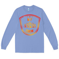 Colony Blue chess crew Long Sleeve Tee - artisFamous