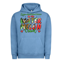 Pigment Pebble Blue Watermelon Crawl Urban Hoodie - Jasminsmagicworld