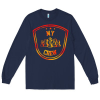 Navy chess crew Long Sleeve Tee - artisFamous