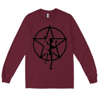 Burgundy RUSH STARMAN Long Sleeve Tee - artisFamous