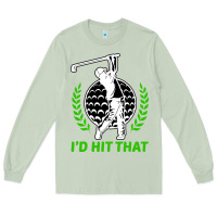 Matcha id hit that funny golfing golf Long Sleeve Tee - artisFamous