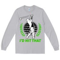 Moon Dust id hit that funny golfing golf Long Sleeve Tee - artisFamous