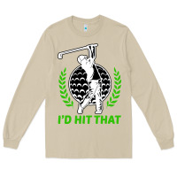 Mushroom id hit that funny golfing golf Long Sleeve Tee - artisFamous