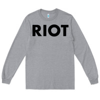 Heather Grey riot  always sunny in philadelphia funny Long Sleeve Tee - artisFamous