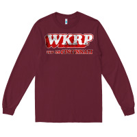 Burgundy wkrp in cincinnati Long Sleeve Tee - artisFamous
