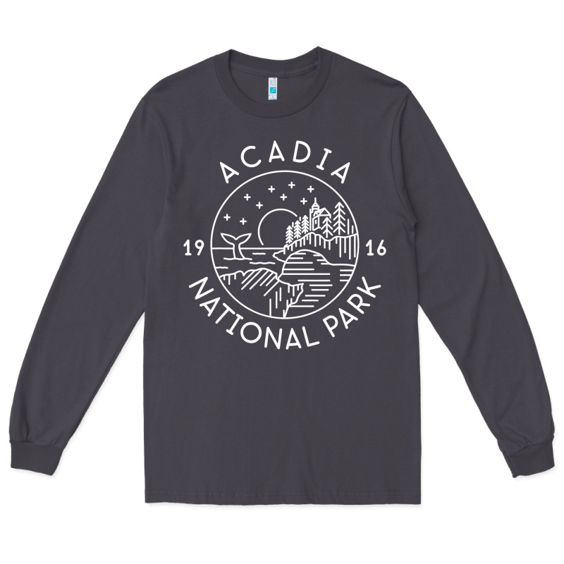 A.ca.di.a National Park 1916 Mai.ne Bar Harbor T Sh Long Sleeve Tee by artisFamous | Teevron