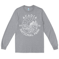 Heather Grey a.ca.di.a national park 1916 mai.ne bar harbor t sh Long Sleeve Tee - artisFamous