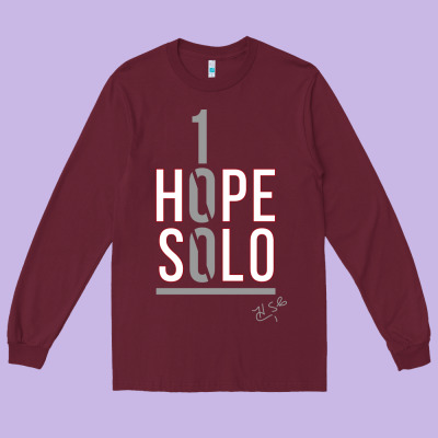 1 Hope Solo Long Sleeve Tee Designed By Artisfamous