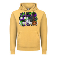 Vintage Mustard black cat apothecary Vintage Hoodie - SublimationCraftShop