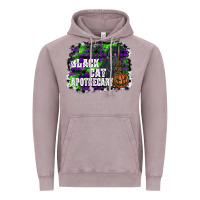 Vintage Zinc black cat apothecary Vintage Hoodie - SublimationCraftShop