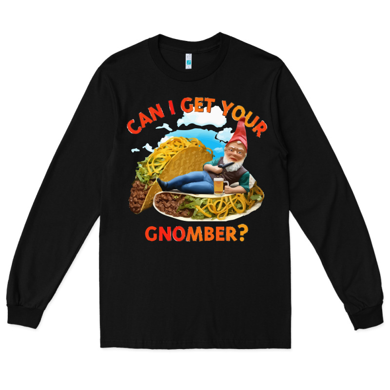 Taco Gnome Thinks You're Cute Long Sleeve Tee by artisFamous | Teevron