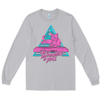 Moon Dust Cats on Synthesizers in Space Long Sleeve Tee - artisFamous