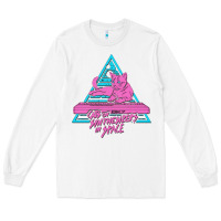 White Cats on Synthesizers in Space Long Sleeve Tee - artisFamous